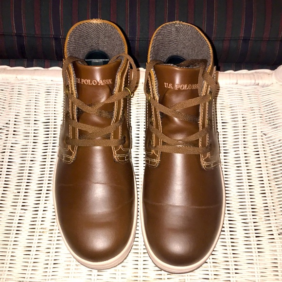 1 pr. men’s Polo Association chukka boots. As new condition. C/W boot trees. - Picture 7 of 9